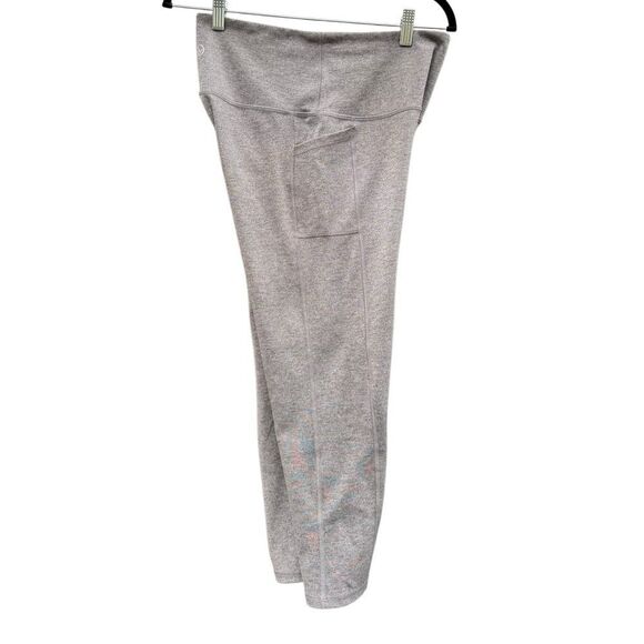 Adrienne Vittadini Sport Women's Grey Workout Leggings w/ Pockets Size Large - Picture 2 of 5